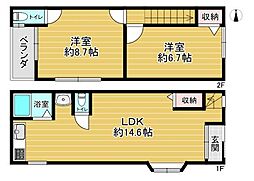 大阪市生野区桃谷4丁目 中古テラスハウス