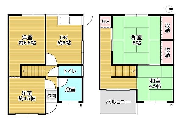間取りを拡大表示