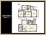 間取り：◆土地面積120.61平米　◆建物面積95.22平米　バルコニー付き！3SLDK＋WIC　床暖房付　収納豊富！並列駐車2台可！