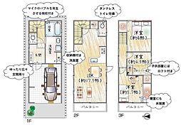 Osaka Metro中央線 緑橋駅 徒歩11分 3LDKの間取り
