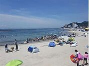 山海海水浴場まで2016m