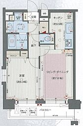 プレサンス名古屋STATIONアブソリュート 1LDKの間取図画像