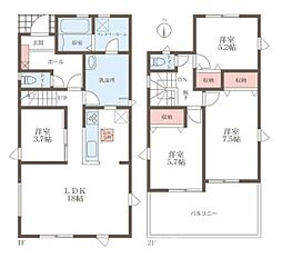 リーブルガーデン押熊町 1号棟 /新築一戸建
