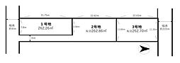北葛城郡広陵町南郷 3号地 建築条件なし土地