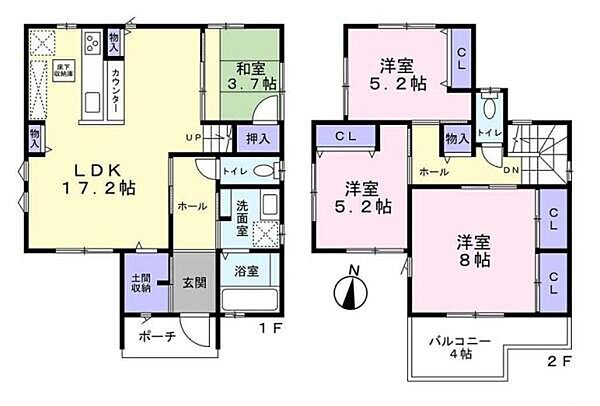 間取りを拡大表示