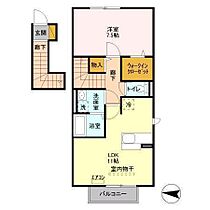 グランシャルムＫＭ 201 ｜ 千葉県松戸市五香５丁目（賃貸アパート1LDK・2階・50.87㎡） その2