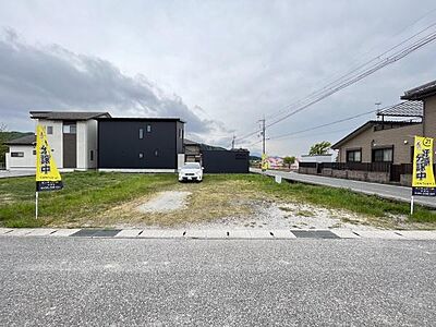 外観：ゆったりとした約55坪の土地