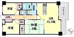 ルモン泉大津 3LDKの間取図画像