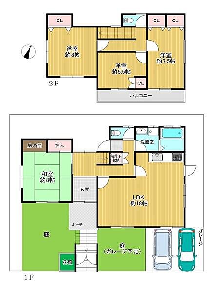 間取りを拡大表示