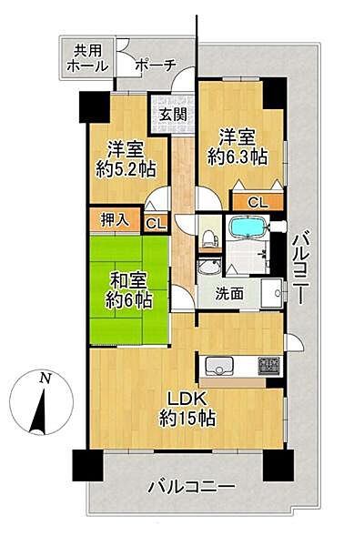 間取りを拡大表示