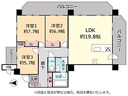 間取図画像 3LDK