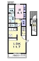 Harukas 1 201 ｜ 滋賀県長浜市四ツ塚町（賃貸アパート1LDK・2階・40.00㎡） その2