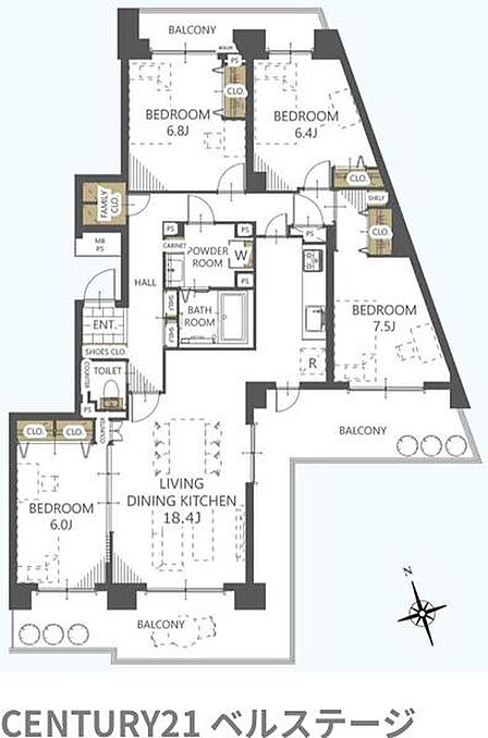 こだわりの設計でのびのび空間