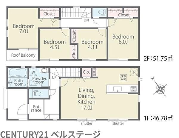 間取りを拡大表示