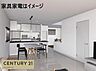 リビング/ダイニング：家族が自然と集まりたくなる、明るく開放的なリビング！ゆったりとした空間で、食事や団らん、くつろぎの時間をのびのび楽しめます！