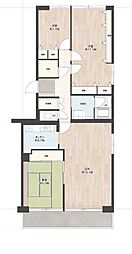 間取図画像 3LDK