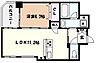 間取り：H28年築RC製40.02平米1LDK（LDK11.2洋4.7帖）タイプ耐震等級2級取得