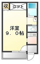 広島県福山市手城町２丁目（賃貸アパート1K・2階・26.75㎡） その2