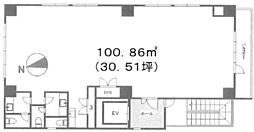 カメダビルの間取図画像