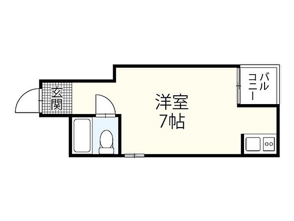 第一浜村ビル 0402｜広島県広島市東区愛宕町(賃貸マンション1R・4階・18.00㎡)の写真 その2