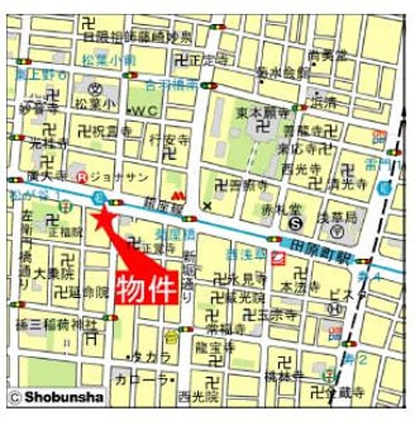 ＫＤＸレジデンス元浅草 4階 | 東京都台東区元浅草 賃貸マンション 地図