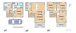 物件画像 右京区西京極西衣手町2号棟　新築戸建