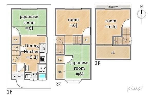 Beautiful mountainous landscape with colorful sky