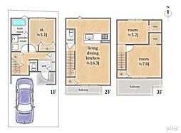 物件画像 中京区西ノ京車坂町　新築戸建
