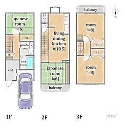 右京区西京極中溝町 中古戸建