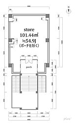 嵐山グランドシティ ワンルームの間取図画像