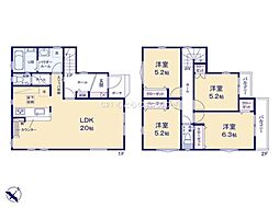 相模原市南区若松3丁目8期 新築分譲住宅 2号棟