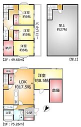 東武野田線 梅郷駅 徒歩19分