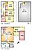 間取り：約27帖の屋上、納戸や倉庫も付いた間取り