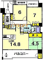 間取図画像 3LDK
