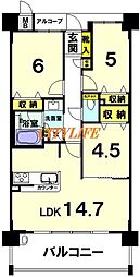 間取図画像 3LDK