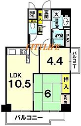 ロートレック中京 2LDKの間取図画像