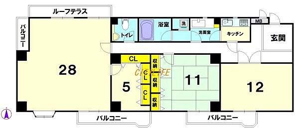 間取りを拡大表示