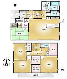 高崎市三ツ寺町中古一戸建て 4SLDKの間取り