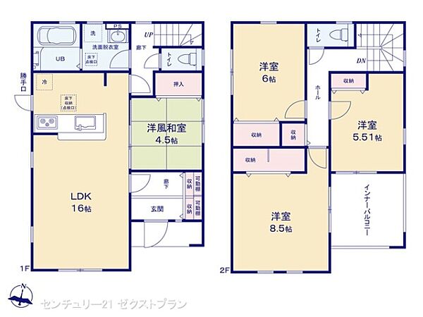 間取りを拡大表示