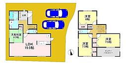 斑鳩町龍田北3丁目　中古戸建 4LDKの間取り