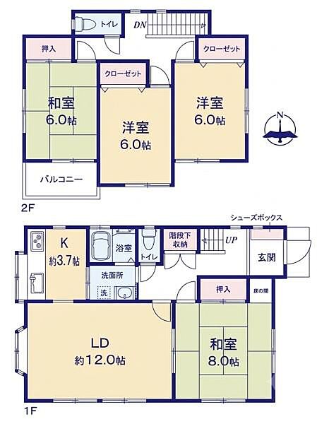間取りを拡大表示