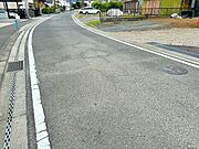 見通しの良い前面道路