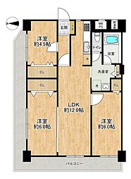 間取図画像 3LDK