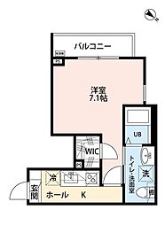 J'scourt笹塚4 1Kの間取図画像
