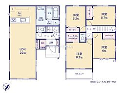 牛久市田宮2丁目　2号棟　新築戸建