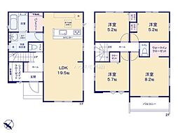 我孫子市船戸2丁目　4号棟　新築戸建