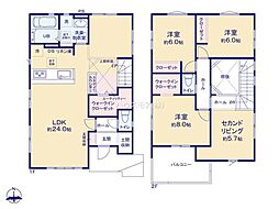 我孫子市つくし野1丁目　新築戸建て