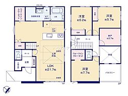 松戸市八ケ崎3丁目　新築戸建て