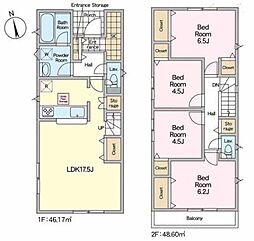 我孫子市湖北台9丁目 1号棟 新築戸建て