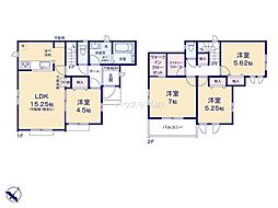 松戸市六高台5丁目 B号棟 新築戸建